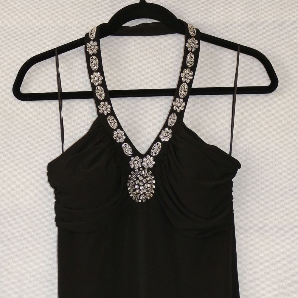 Beaded Prom Dress with Beading
